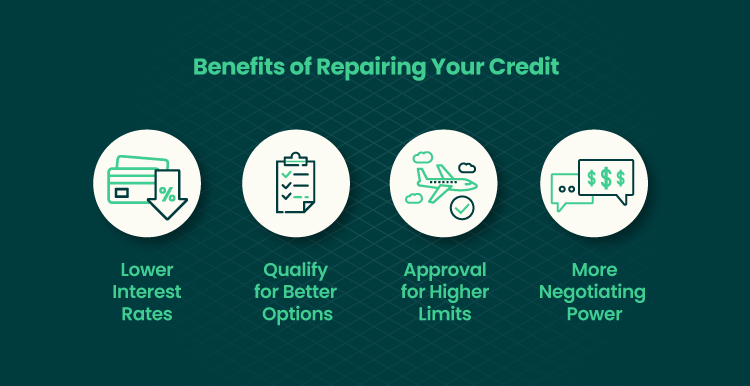 benefits of repairing your credit