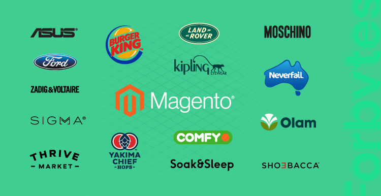 famous companies using magento
