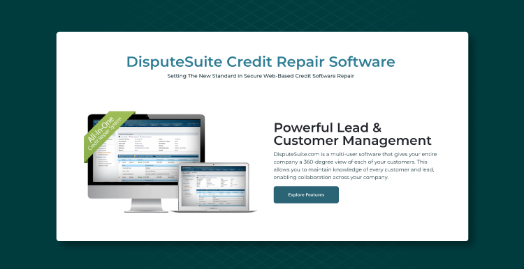 DisputeSuite credit repair software
