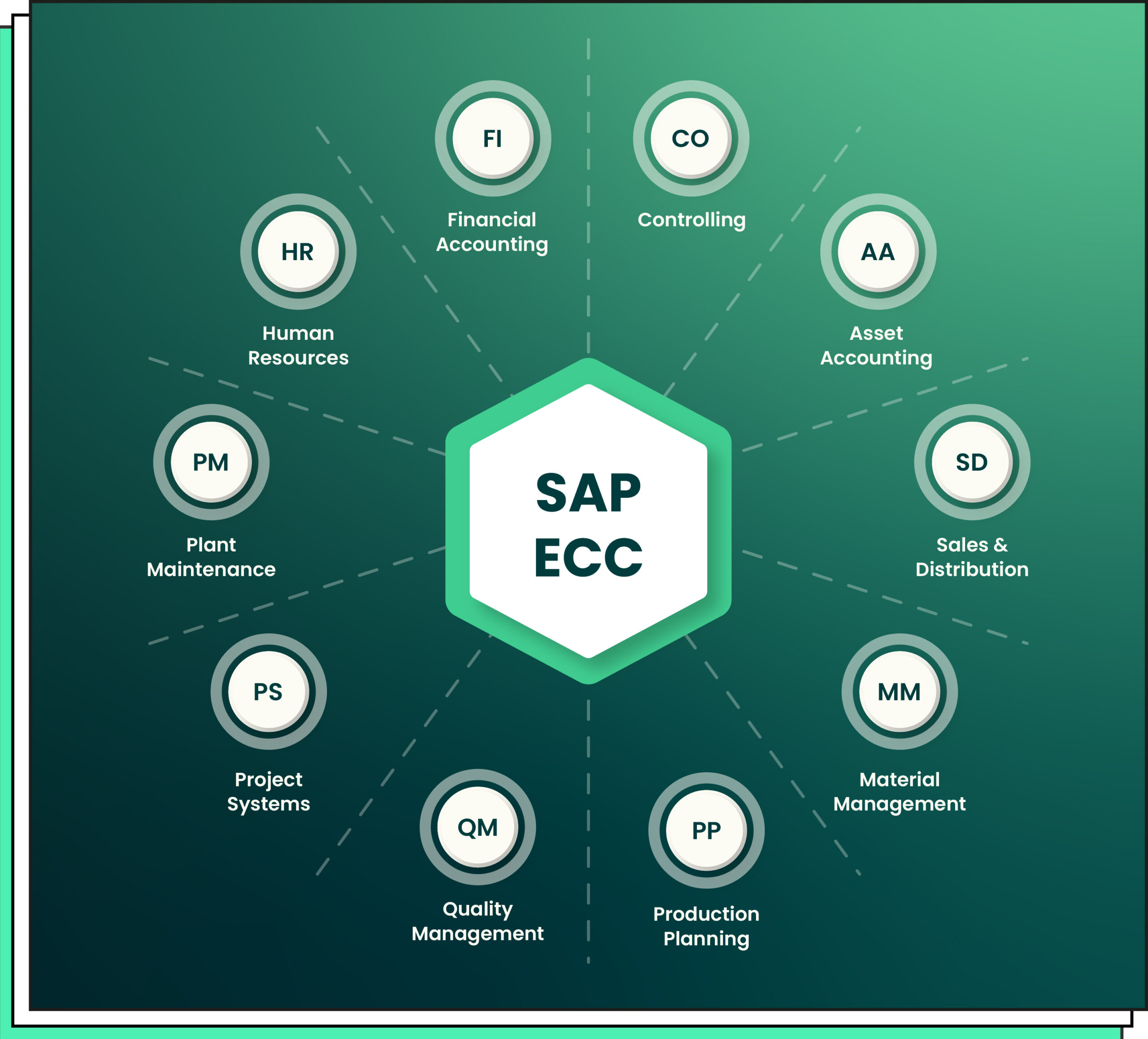 Structure of SAP ECC
