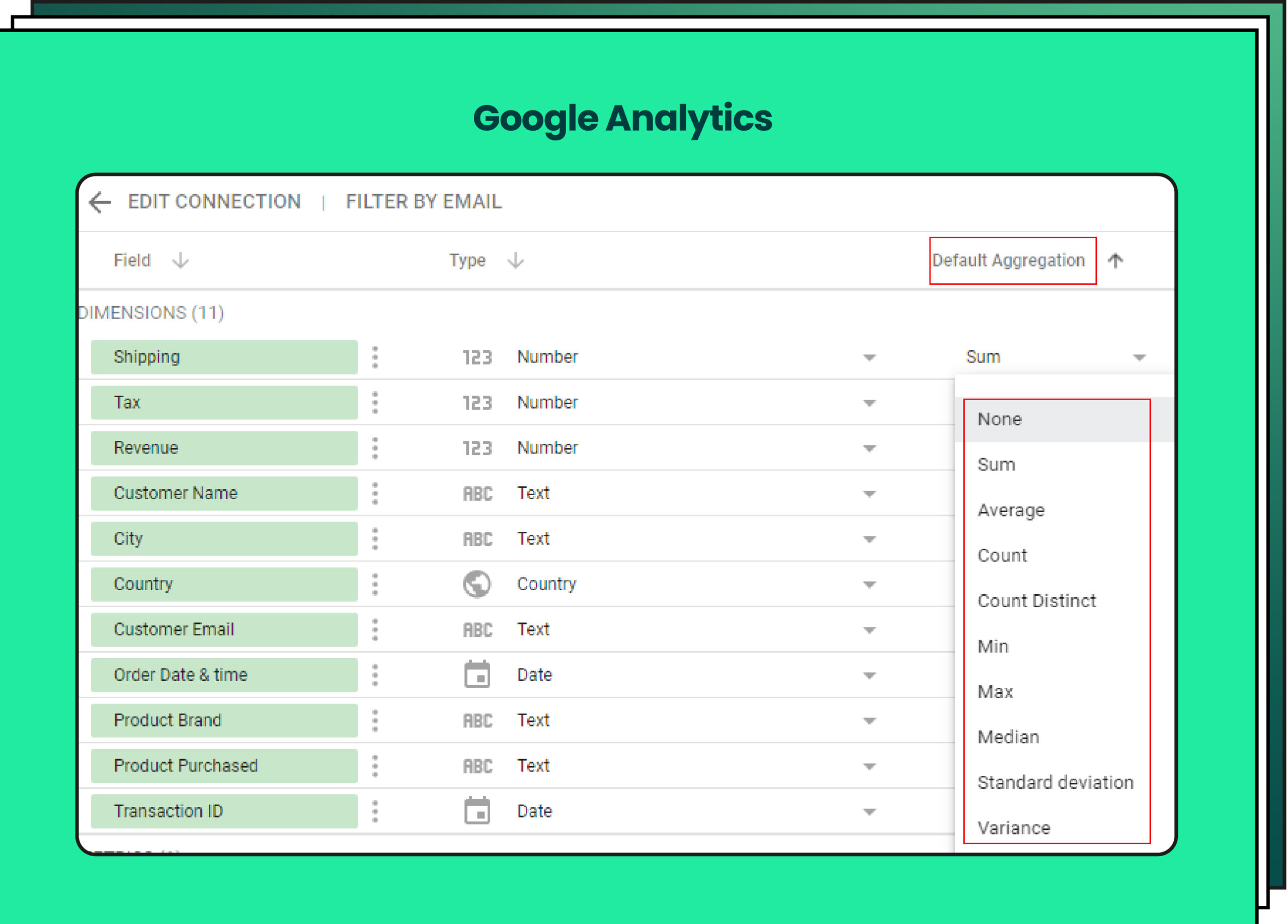 Google Analytics Data Aggregation Tool