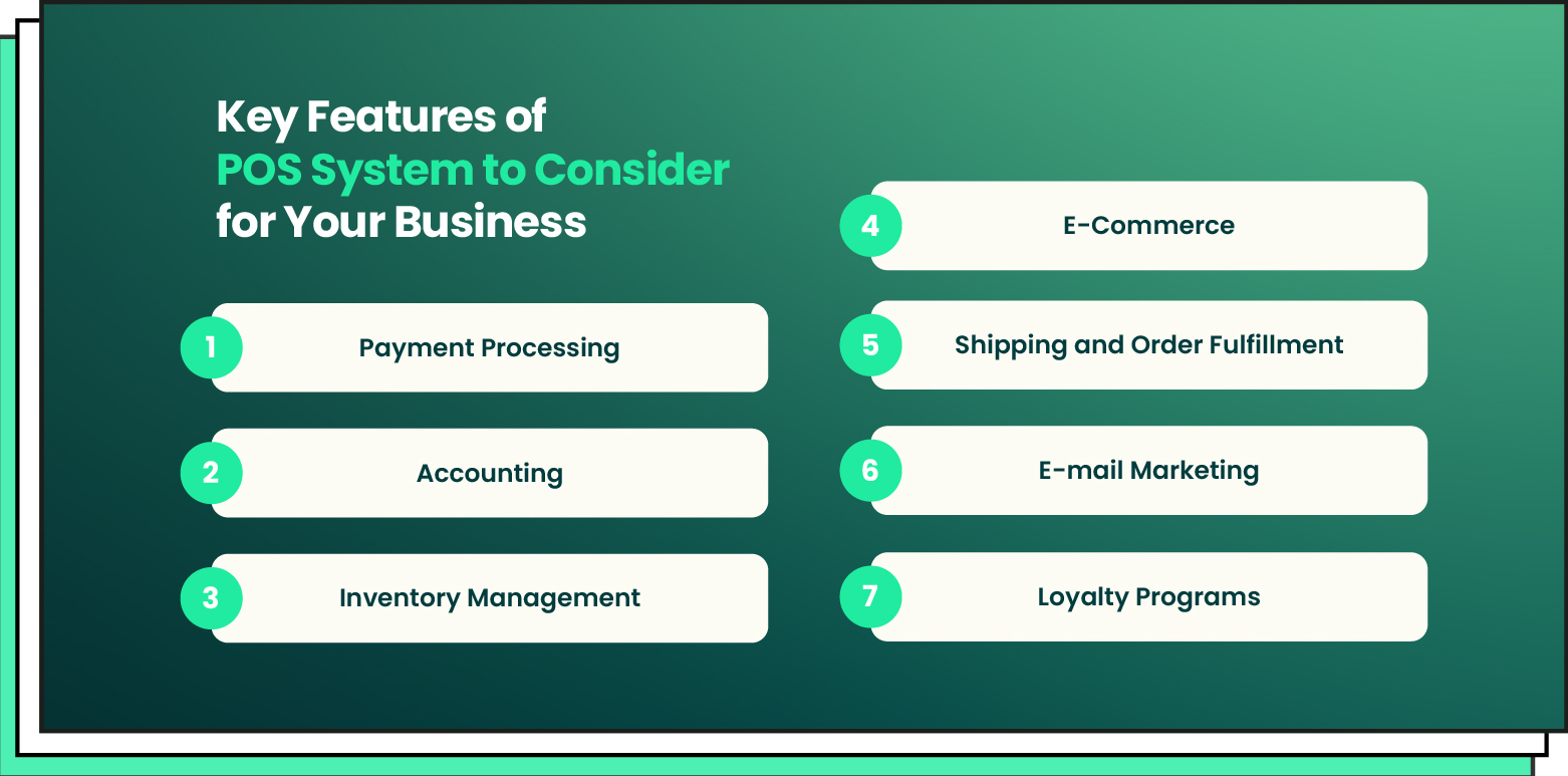 Key Features of POS System to Consider for Your Business