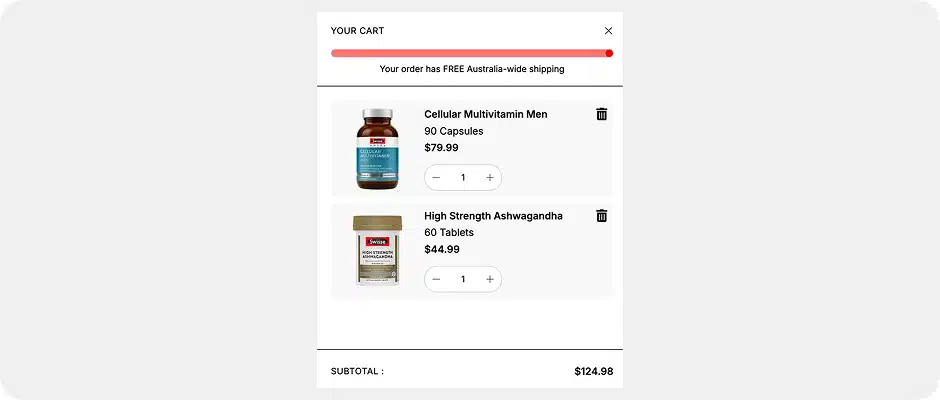 Unified cart and search logic forbytes case study