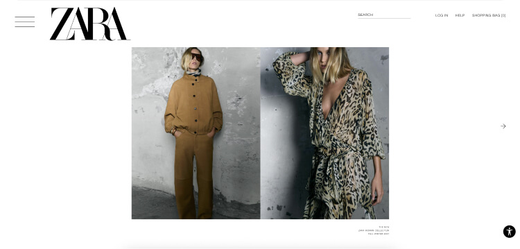 Zara's Ecommerce Merchandising