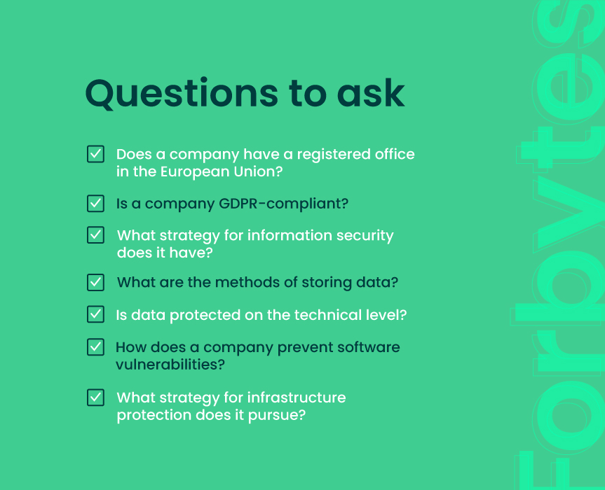 questions you should ask choosing a secure data processor