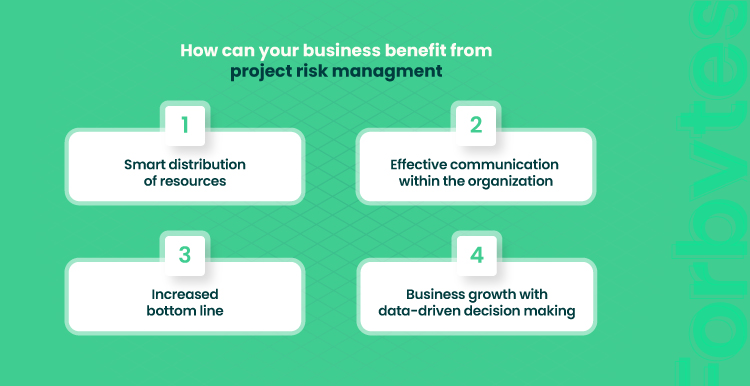 image visualize how can your business benefit from project risk management