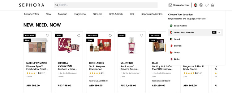 Sephora's Ecommerce Localization Strategy