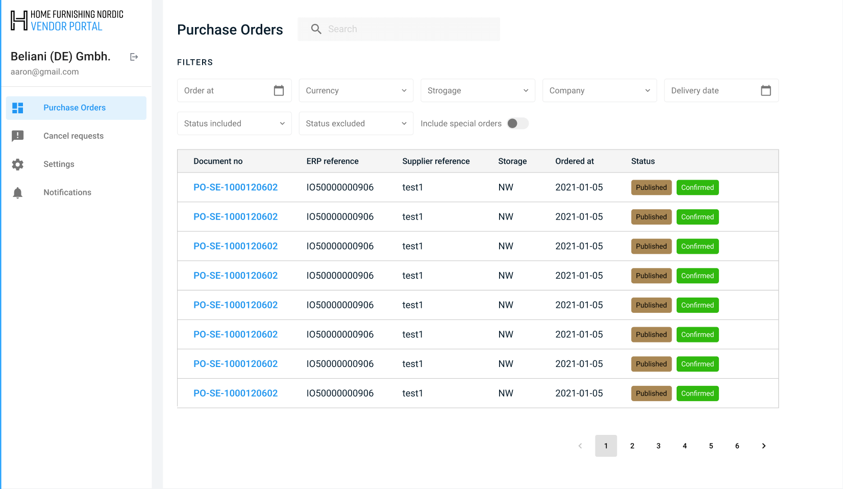 Vendor Portal